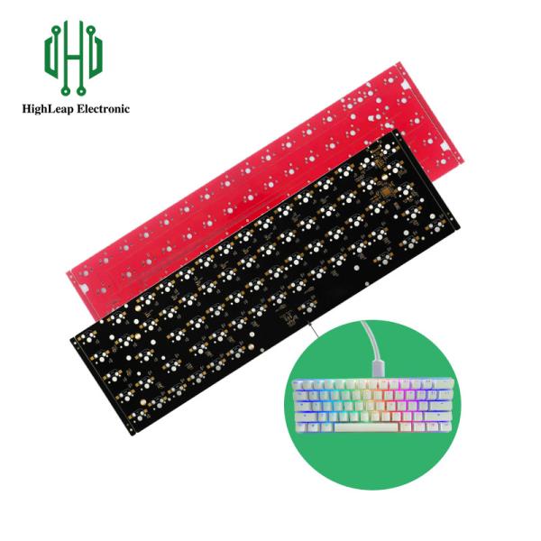 Quality High Quality Gk61 60 60% Wireless Hotswap Keyboard Pcb Mechanical for sale