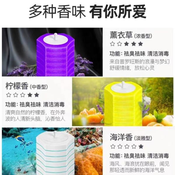 Custom Disposable Toilet Brush with Odor Control