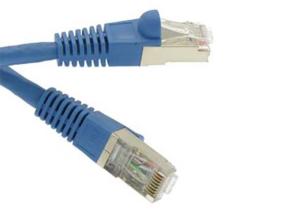 China Flat RJ45 SSTP Cat 7 Network Cable 10Gbps 600Mhz 1 - 100 Meters Length wholesale