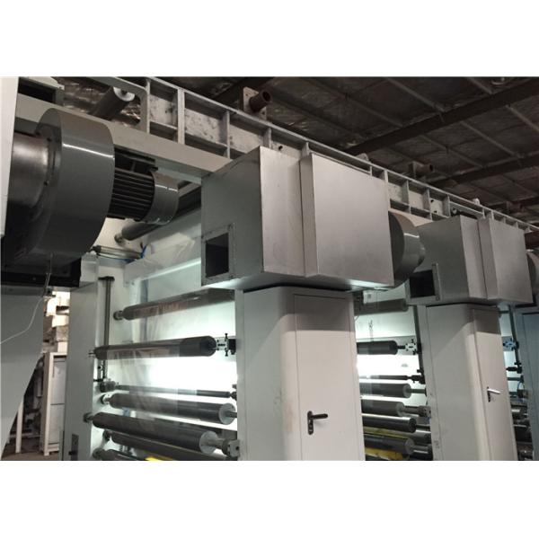 Double Station Structure Rotogravure Printing Machine For PE Aluminum Foil Material