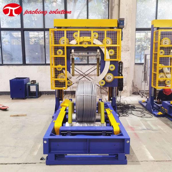 Quality Plastic Pipe Coil Wrapping Machine High Efficienty Labor Saving for sale