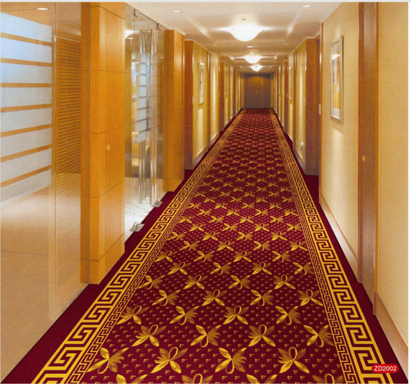 Wedding PVC Commercial Flooring 100 Polypropylene Material Wilton Design