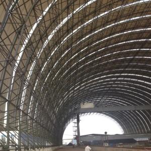 China Single Span S235JR Space Frame Truss Building Bending For Gym wholesale