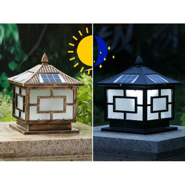 Smart Solar Pillar Lights Integrating Traditional Aesthetics With Modern Technology