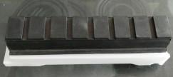 Front chain pads of glass edging machine