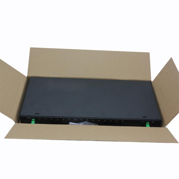 Rack Mount Multimode 2 Way Fiber Splitter 2x8 Port SC To APC