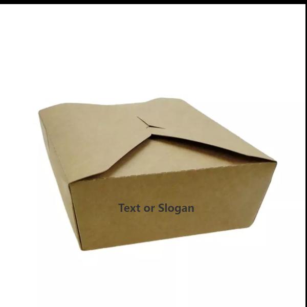 Wholesale stacking 400g craft paper boxes take away food container with window