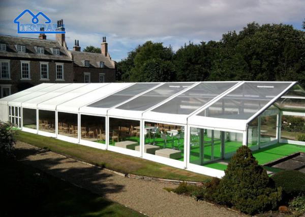 Quality Commercial Frame Party Marquee Tents , White Heavy Duty Outdoor Party Canopy for sale
