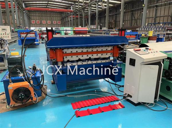 Quality 5.5kW Double Layer Forming Machine , Corrugated Roof Color Steel Roll Forming Machine for sale