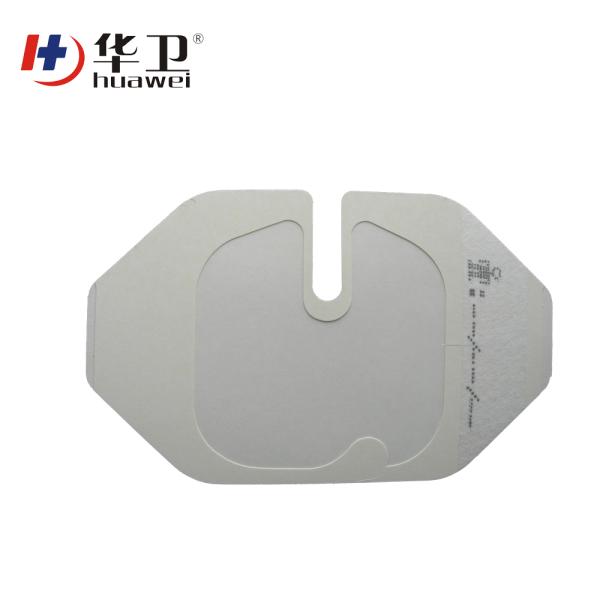 Adhesive transparent film dressings for IV fixation wound care