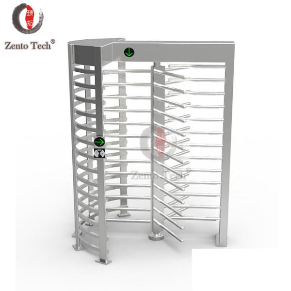 Quality SUS304 Full Height Security Turnstile Rotating Security Gates Bidirectional for sale