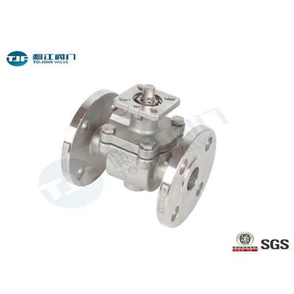 Quality Direct Mountable Industrial Ball Valve , Flanged Top Entry Ball Valve for sale