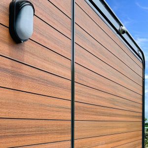 China Embossing 3D WPC Wall Panel Rotproof 3D Wall Cladding Panels wholesale