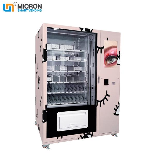 Quality Eyelashes Cosmetics Vending Machine With 22 Inch Touch Screen Micron for sale