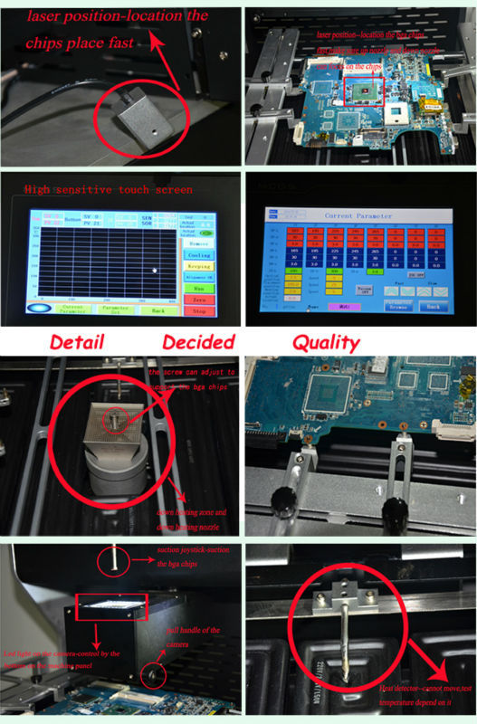 EMMC ECU Mobile Phone Repair Station Optical Alignment Infrared Reballing Station