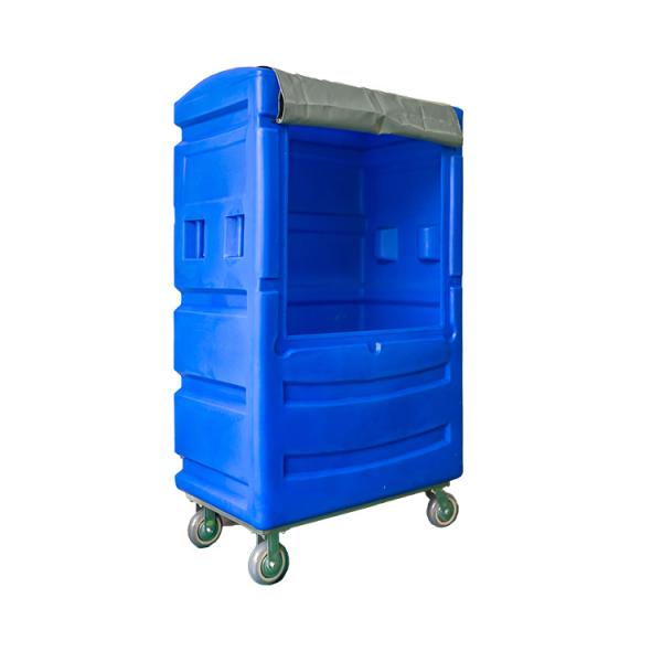 Quality 1000 Liter Laundry Linen Trolley Dolly For Material Handling for sale