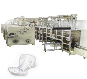 800psc/Min 380V Tension Control Sanitary Napkin Machine Production Line