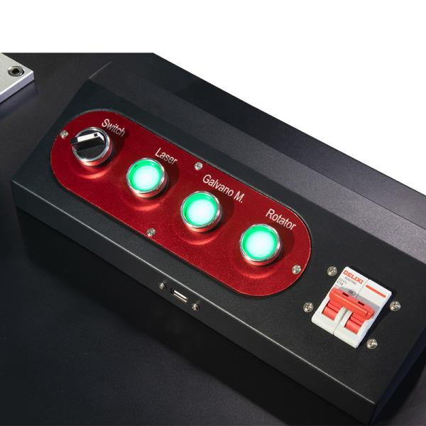 SEMICONDUCTOR Laser Type 20W 30W 50W Laser Marking Machine with Table