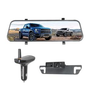 China FHSS Rear View Dash Cam Backup Camera 10 Inch Mirror AHD Receiver wholesale