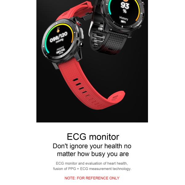 Android Smart Watch Music Control Round Sports IP68 Waterproof