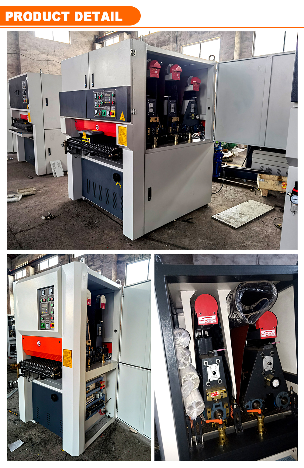 R-RP1000 Wood Board Sanding Machine for Professional Deburring and Primer Sanding