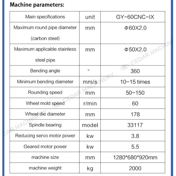 Round SS Steel Iron Chair Pipe Bending Machine PVC Pipe Bending Machine