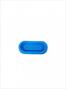 Customized Blue Speaker With Silicone Wrapped Metal Accessories, Speaker Diaphragm To Improve Sound Effect Accessories