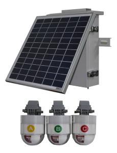 China Solar Powered JYW-KK IPX7 Overhead Line Fault Indicator Automatic Warning wholesale