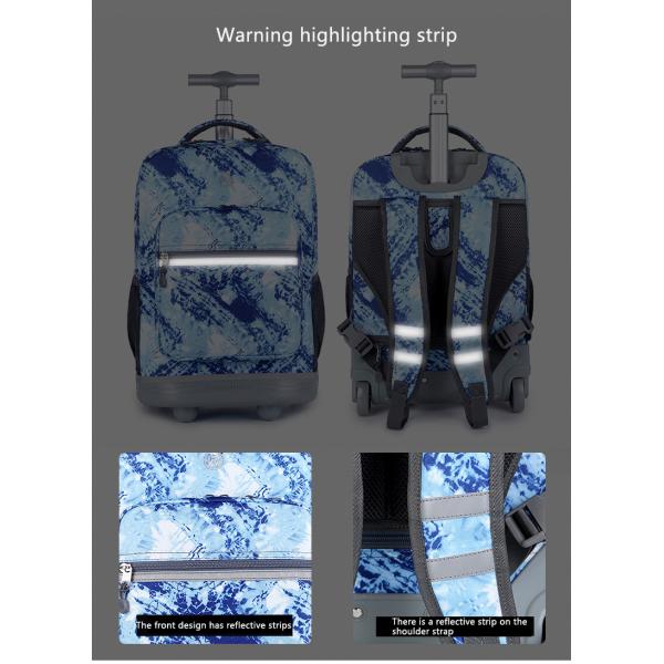 Unisex Junior High School Childrens Rolling Backpack Multifunctional For Students