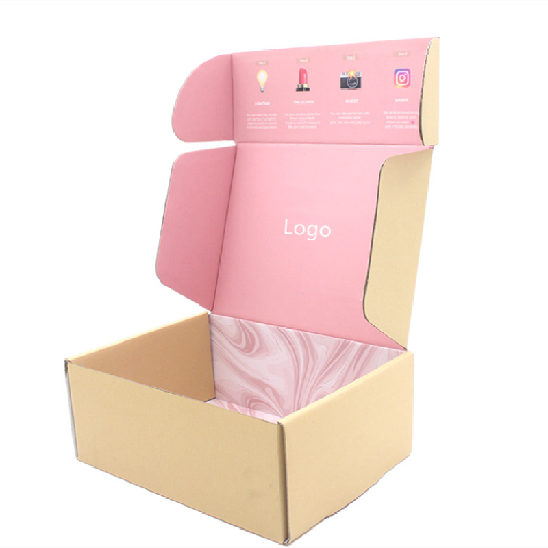 Custom Different Shape Corrugated Cardboard Paper Packaging Mailer Box for Gift Craft