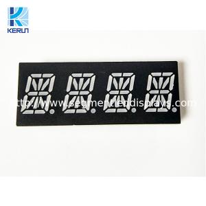 China 0.39&quot; 4 Digit LED 16 Segment Display Full Color Energy Saving wholesale