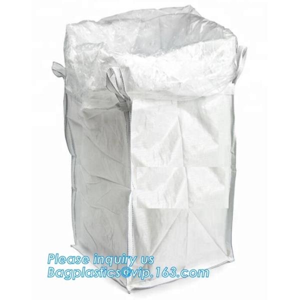 100% virgin polypropylene woven pp big bag bulk bag 1x1x1m for Israel,PP woven flexible big bag with baffle and brace in