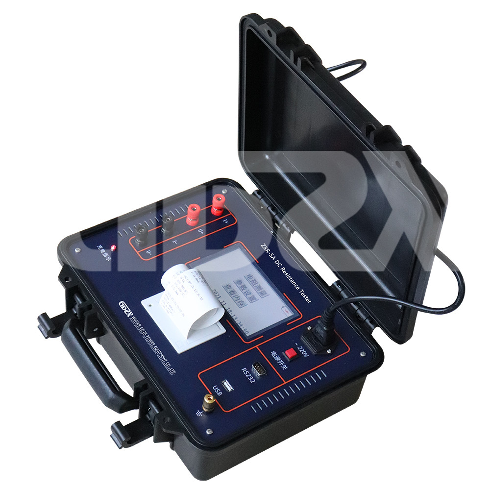 ZXR-5A Power Current Transformer Testing Equipments 5A DC Resistance Meter High Accuracy