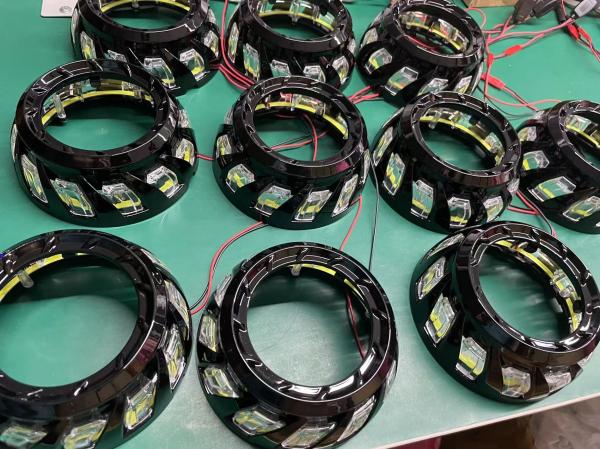 Quality LED Projector Retrofit Shrouds C23 Car DRL Angel Eye Shrouds for sale