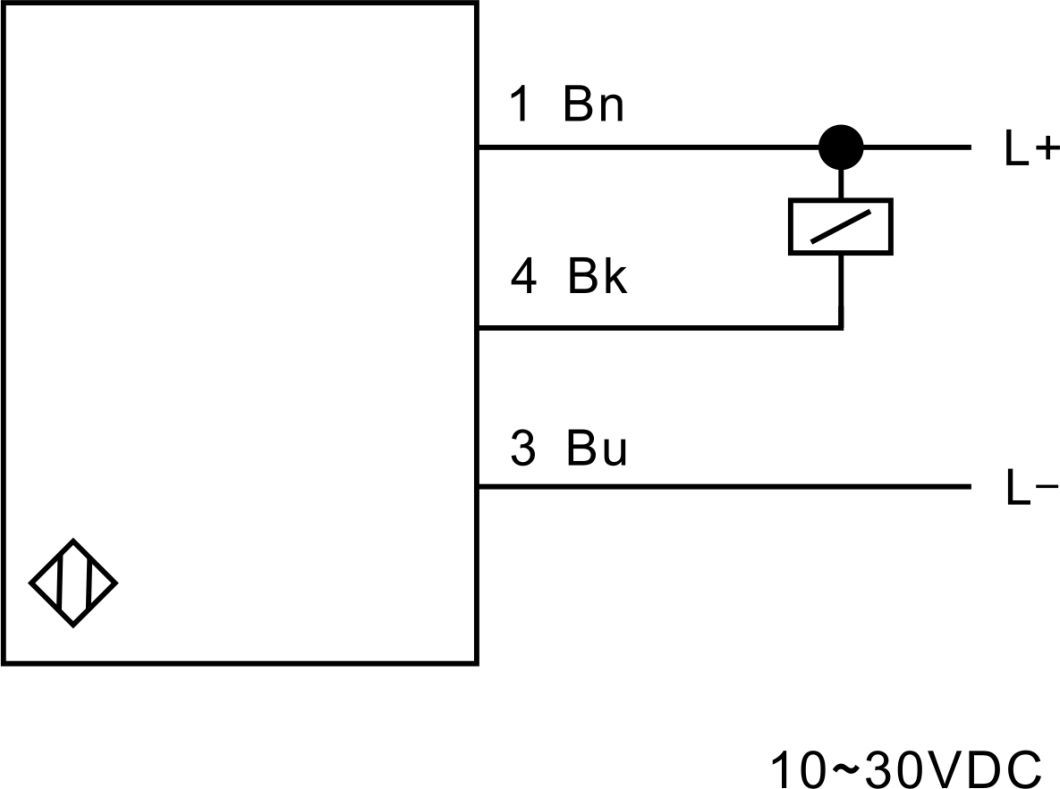 Infrared Reflective Photocell Sensor with 7m Detection Range Used for Door Safety
