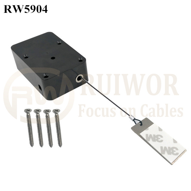 RW5904 Cuboid Heavy Duty Retractable Tether Pause Function Optional Plus