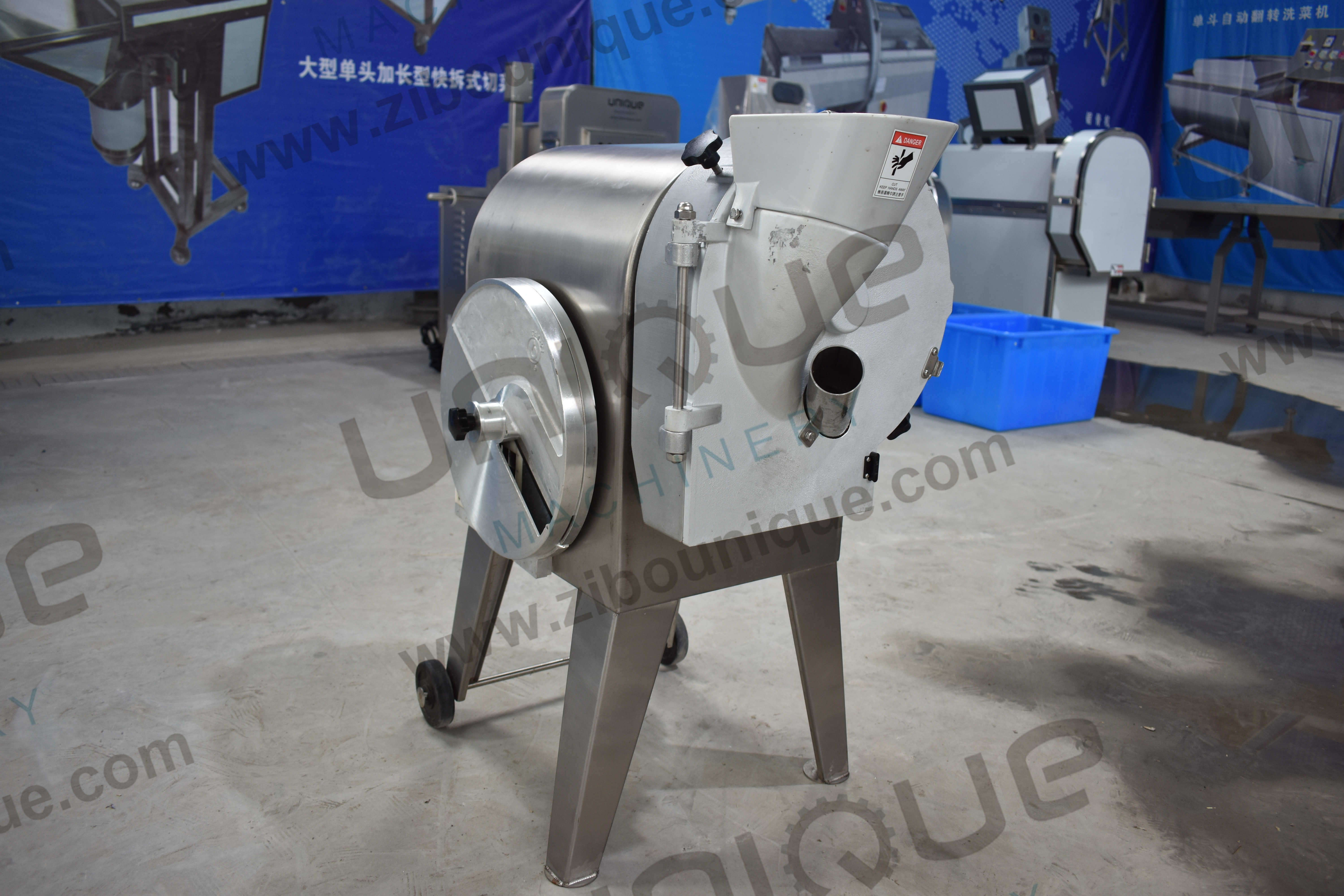 Multi-Function Root Vegetable Cube Julienne Cutting Machine with 750*480*890 mm Size