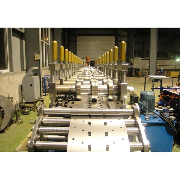 Blue Cable Tray Machine 11kW Hydraulic Station Power PLC System Controller