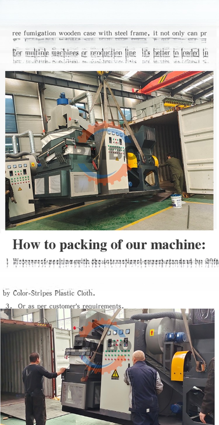 3000 KG Weight Small Size Scrap Copper Wire Recycling Machine with 99% Separation Rate