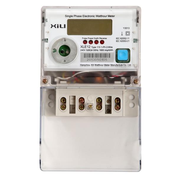 Quality Multifunction Single Phase Energy Meter with Remote Meter Reading Systems for sale