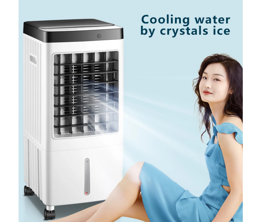 Silk Screen Printing Household 10L Capacity Air Cooler for Home Room Cooling Solution