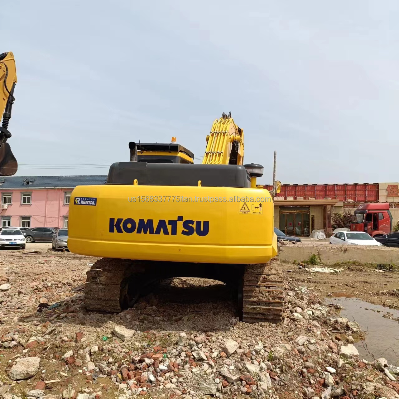 Original Hydraulic Pump 35 Ton Komatsu PC350 Used Excavator for Construction Machinery