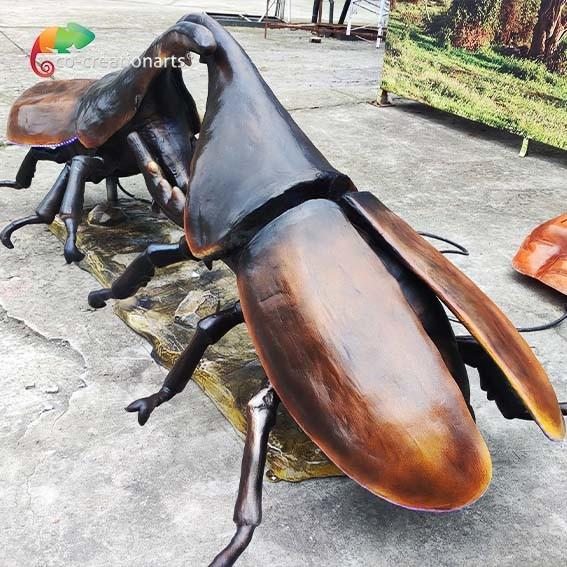 Quality ISO  Realistic Animatronic Insects Animals Customized Trypoxylus Dichotomus for sale