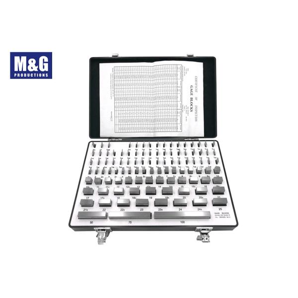 Wear Resistance Precision Measuring Equipment Rustproof Gage Block Sets