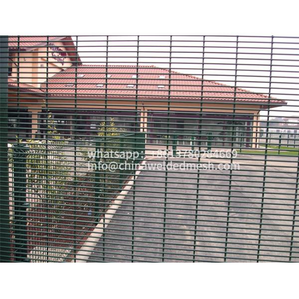 Airport Security 358 Anti Climb Fence anti corrosive Low carbon steel wire