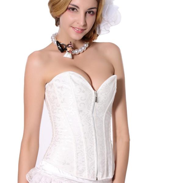 Sexy Front Zipper bustier