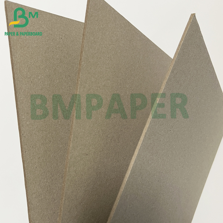 1300gsm Hard & High Folding Strength Laminated Grey ChipBoard For Storage Box