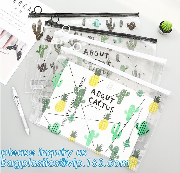 Promotional Low MOQ colorful A5 size matte waterproof mesh PVC file pocket folder/document bag with zipper and custom lo