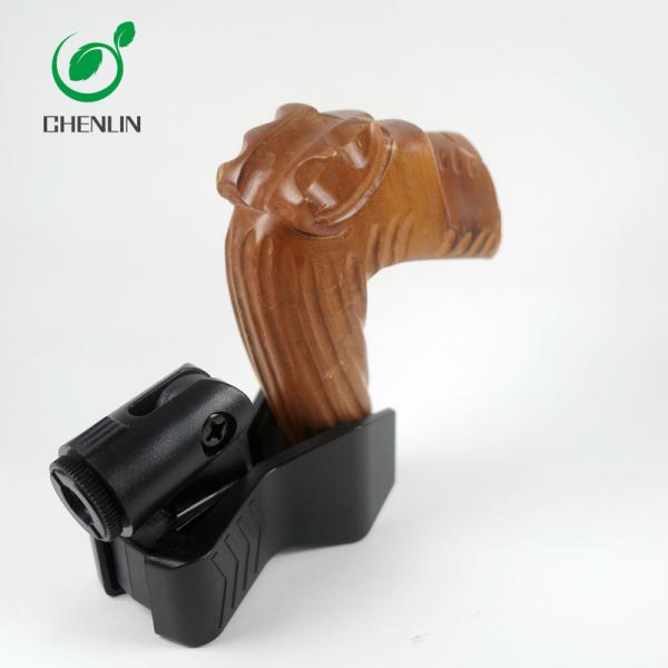 Auto Open Umbrella Carved Wooden Handle Exquisite Workmanship