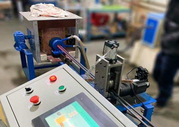 Quality 1-20KHZ Upward Continuous Copper Rod Casting Machine Intelligent Control for sale